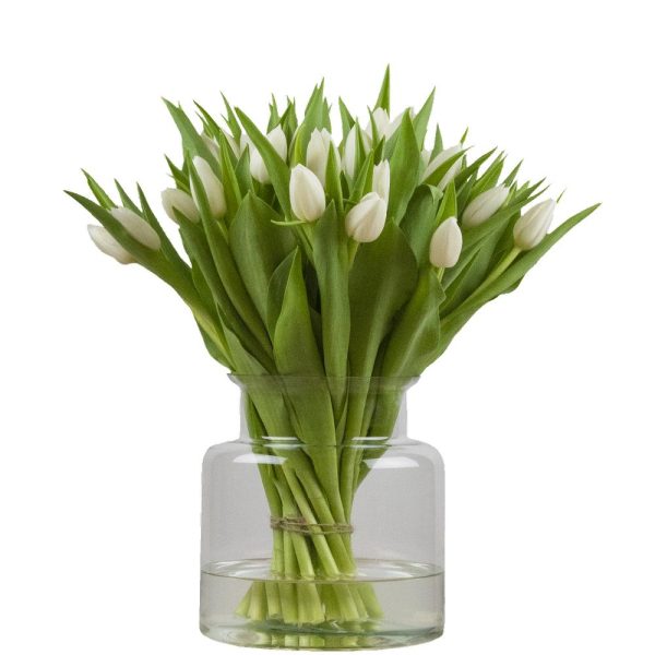 Boeket Witte Tulpen - Afbeelding 3